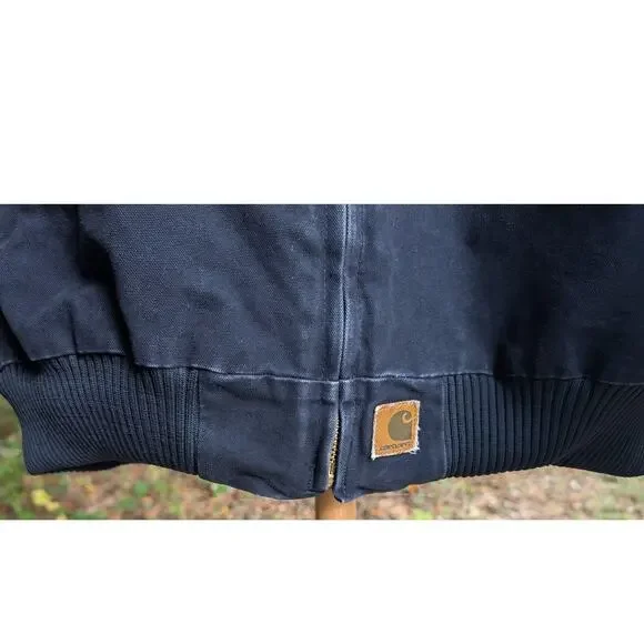 Carhartt Santa Fe Jacket Midnight Navy Blue Mens Size 2XL Quilted